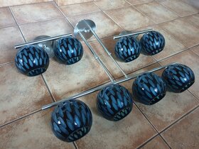 Skleněný lustr a lampičky - 3