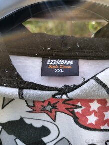 Juniorská mikina chlapecká, vel. XL, bílá-černo-červená - 3