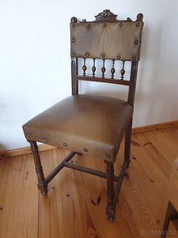 Starožitný stul +6 židlí - 3