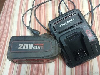 Worcraft nabíječka a baterie 4Ah - 3