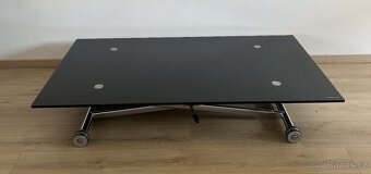 Skleněný stůl - polohovatelný - 3