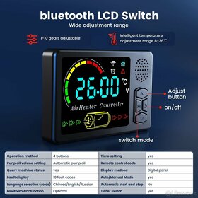 Naftové topení 5kW, 12+24+220V, BT, v boxu na kolečkách - 3