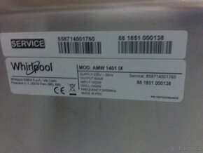 NEREZ vestavna mikrovlná trouba WHIRPOOL AMW1401IX - 3