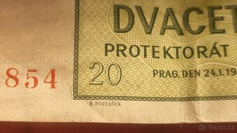 Konvolut protektorátních bankovek 5,- až 5oo,-Koru - 3