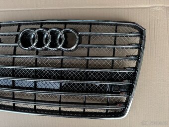 maska grill Audi A8 D4 4H0 lift W12 nová originál - 3