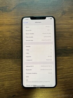 Apple iPhone Xs Max, nová baterie, Gold 64GB - 3