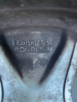 Alu kola škoda octavia 2 15” letni pne 195/65R15 - 3