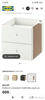 Ikea Kallax zásuvky, dvířka - 3