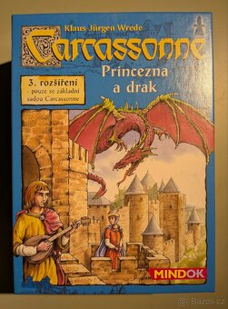 Desková hra Carcassonne + 6 rozšíření - 3