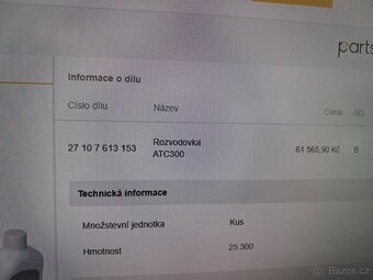 Zadní rozvodovka BMW 320d 130 kW - 3