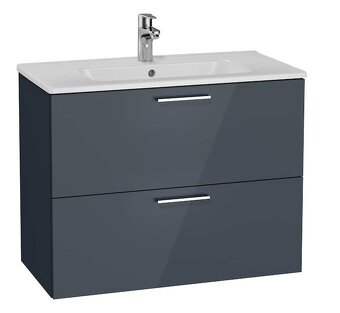 Koupelnová skříňka s umyvadlem 80 cm, nová - 3