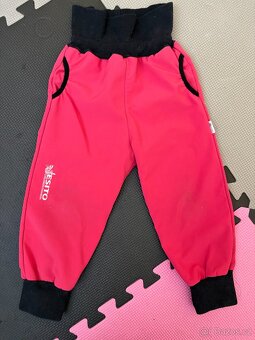 Softshellové kalhoty 92 - 98 - 3