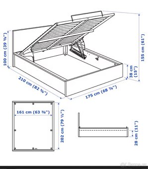 Postel malm ikea - 3