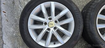 Alu kola VW 5x112, nove letní pneumatiky - 3