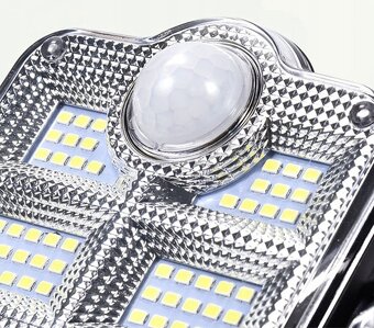 SOLÁRNÍ LED SVĚTLO LAMPA 3 DÍLNÁ + SOLÁRNÍ PANEL - 3