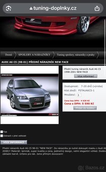 Tuning nárazník Audi a6 98-01 rok - 3