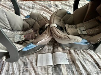 2× autosedačka Cybex Aton 5 vajíčko + isofix základna - 3