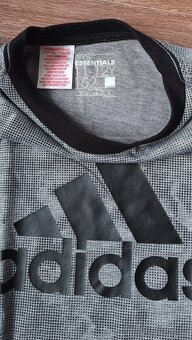 Dětské tepláky a tričko Adidas Essential climalite vel. 152 - 3
