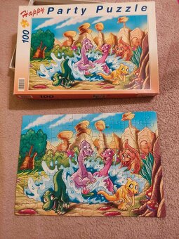 50,- balíkovna..puzzle-Ledové království,Zvonilka,Barbie - 3