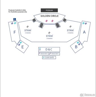 Pitbull koncert, Letňany, 26. 7. 2026, 4ks, Golden Circle - 3