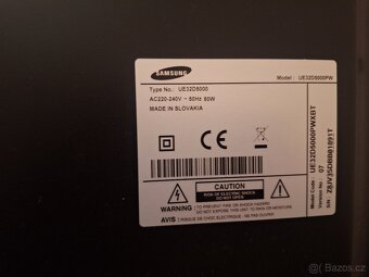 Prodám LED TV Samsung UE32D5000 - 3