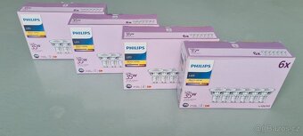 587 - 4 sady á 6x LED halogen PHILIPS GU10 - 3
