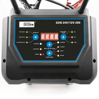 NABÍJEČKA, STARTOVACÍ VOZÍK, Güde GDB 200 - 3