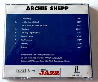 CD Archie Shepp (1996) - 3