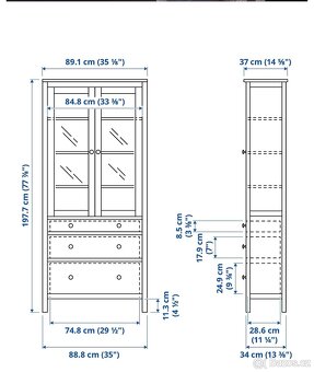 Vitrína IKEA Hemnes - 3