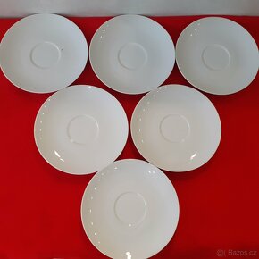 esertní porcelánové talířky + porcelánové misky - 3