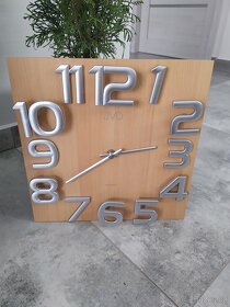 Nové JVD dřevěné hodiny s velkými čísly - 3
