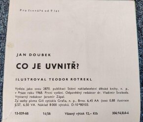 retro encyklopedická útlá knížečka z ´68. "CO JE UVNITŘ" - 3