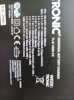 Nabíječka baterií Tronic TLG 1000 C5 - 3