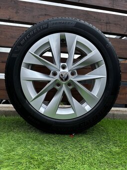 Alu kola 5x112 r17 s letním pneu (o417) - 3
