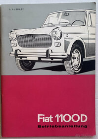 FIAT 1100D příručka + katalog náhradních dílů, topstav - 3