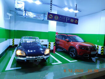 diorama podzemná garáž pre modely 1:18 - 3