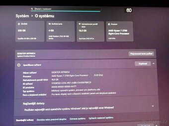 Starší herni pc Ryzen 7 2700 8jádro/16gb ddr4/R9 380 4gb - 3