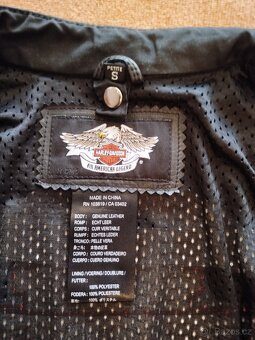Originál dámská kožená bunda Harley Davidson, 2v1 - 3