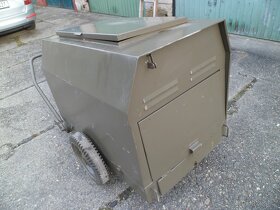 Vojenský startovací vozík - skříň s podvozkem bez baterií - 3