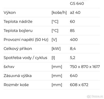 Myčka černého nádobí Winterhalter GS 640 - 3