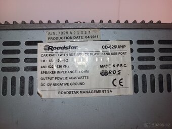 Roadstar CD-825U/HP CD-MP3 USB - 3