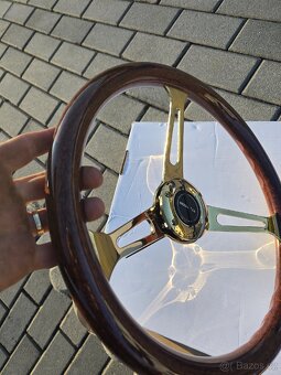 Dřevěný volant 38cm - 3