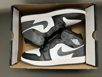 Jordan 1 Mid Black White Iron Grey -46 - 3
