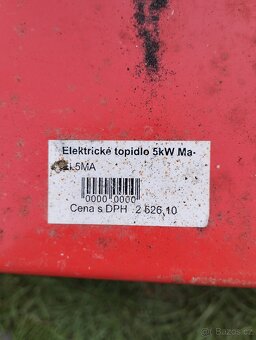 Elektrické topidlo 2.5/5 kW - 3