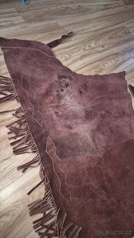 Kožené westernové chapsy XL - 3