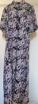 Letni dlouhé květované šaty, vel. XL a L - 3