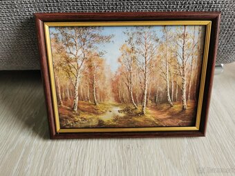 Set 3 dekorativních obrazů v rámu - RamHo ( 22x17cm ) - 3