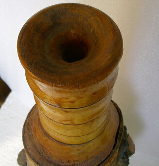 dřevěná váza, samorost - 3