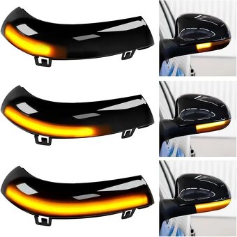 Dynamické blinkry LED VW Golf 5,6, GTI, Sharan, Superb aj. - 3
