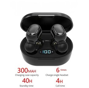 Nová černá Bluetooth bezdrátové sluchátka - 3